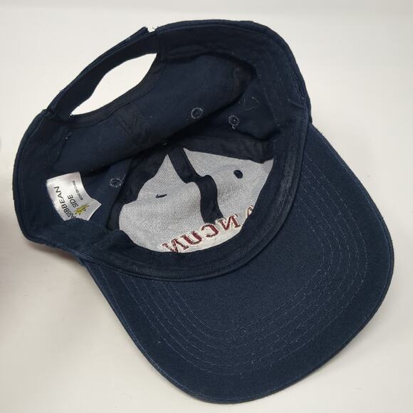 Cancun Mexico Strapback Baseball Cap Blue One Size Adjustable Caribbean Side - Picture 7 of 10